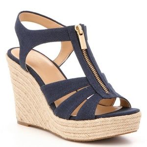 Berkley Weave Canvas Espadrille Wedges